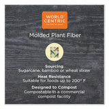 Fiber Plates, Ripple Edge Plate, 6.1" Diameter, Natural, 1,000/carton