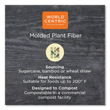 Fiber Plates, 7" Dia, Natural, 1,000/carton