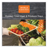 Fiber Trays, 7.1 X 9.1 X 0.7, Natural, Paper, 500/carton