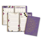 Vienna Weekly-monthly Appointment Book, 11 X 8.5, Purple, 2021