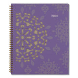 Vienna Weekly-monthly Appointment Book, 11 X 8.5, Purple, 2021