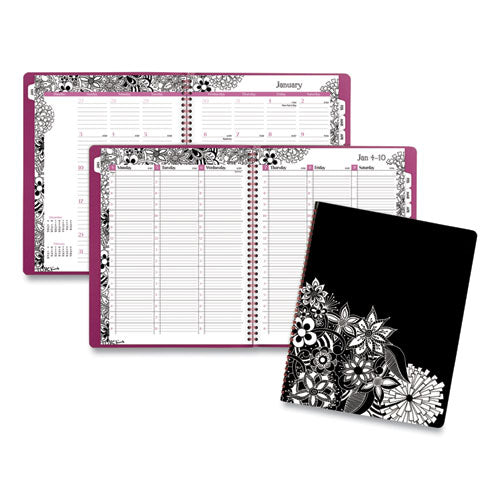 Floradoodle Professional Weekly-monthly Planner, 11 X 8.5, 2021-2022