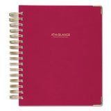 Harmony Daily Hardcover Planner, 8.75 X 7, Berry, 2022