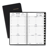 Compact Weekly Appointment Book, 6.25 X 3.25, Black, 2021