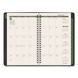 Recycled Weekly-monthly Appointment Book, 8.5 X 5.5, Black, 2021