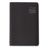 Contemporary Weekly-monthly Planner, Block, 8.5 X 5.5, Graphite Cover, 2021