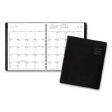 Contemporary Monthly Planner, Premium Paper, 11 X 9, Graphite Cover, 2021