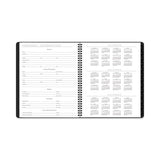 Contemporary Lite Monthly Planner, Contemporary Lite Artwork, 11 X 9, Black Cover, 12-month (jan To Dec): 2023