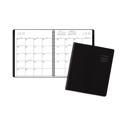 Contemporary Lite Monthly Planner, Contemporary Lite Artwork, 11 X 9, Black Cover, 12-month (jan To Dec): 2023