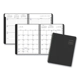 Contemporary Lite Weekly-monthly Planner, 8.75 X 7, Black, 2022