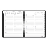 Contemporary Lite Weekly-monthly Planner, 8.75 X 7, Black, 2022