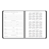 Contemporary Lite Weekly-monthly Planner, 8.75 X 7, Black, 2022