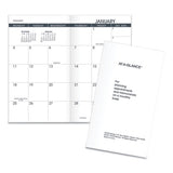 Pocket Size Monthly Planner Refill, 6 X 3.5, White, 2021-2022