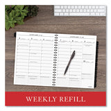 Executive Weekly-monthly Planner Refill, 15-minute, 11 X 8.25, 2021