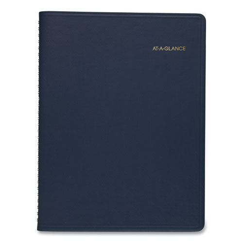 Weekly Appointment Book, 11 X 8.25, Navy, 2021-2022