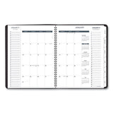 Triple View Weekly-monthly Appointment Book, 11 X 8.25, Black, 2021