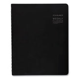 Contemporary Weekly-monthly Planner, Column, 11 X 8.25, Black Cover, 2021
