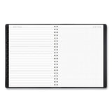 Contemporary Weekly-monthly Planner, Column, 11 X 8.25, Black Cover, 2021