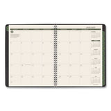 Recycled Weekly-monthly Classic Appointment Book, 8.75 X 7, Black, 2021