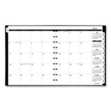 Move-a-page Academic Weekly-monthly Planners, 11 X 9, Black, 2021-2022
