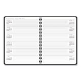 Contemporary Lite Weekly-monthly Planner, 11 X 8.25, Black, 2022
