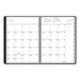 Contemporary Lite Weekly-monthly Planner, 11 X 8.25, Black, 2022