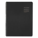 Contemporary Lite Weekly-monthly Planner, 11 X 8.25, Black, 2022