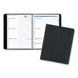 The Action Planner Weekly Appointment Book, 11 X 8, Black, 2021