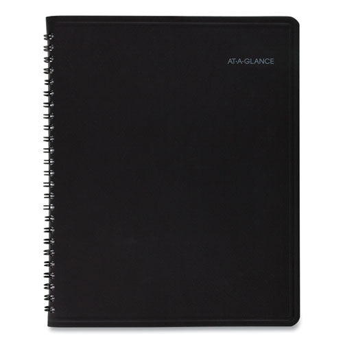 Quicknotes Monthly Planner, 8.75 X 7, Black, 2021