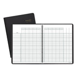 Undated Class Record Book, 10 7-8 X 8 1-4, Black