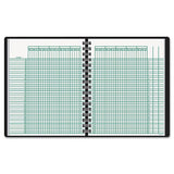 Undated Class Record Book, 10 7-8 X 8 1-4, Black