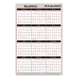 Vertical-horizontal Erasable Quarterly Wall Planner, 24 X 36, 2021