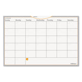 Wallmates Self-adhesive Dry Erase Monthly Planning Surface, 18 X 12