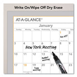 Wallmates Self-adhesive Dry Erase Yearly Calendar, 24 X 18, 2021