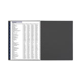 Dayminder Academic Monthly Planner, 11 X 8.5, White Sheets, Charcoal Cover, 12-month (july To June): 2022-2023