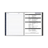 Dayminder Academic Monthly Planner, 11 X 8.5, White Sheets, Charcoal Cover, 12-month (july To June): 2022-2023