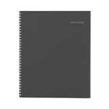 Dayminder Academic Monthly Planner, 11 X 8.5, White Sheets, Charcoal Cover, 12-month (july To June): 2022-2023