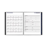 Dayminder Academic Monthly Planner, 11 X 8.5, White Sheets, Charcoal Cover, 12-month (july To June): 2022-2023