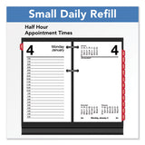 Desk Calendar Refill With Tabs, 6 X 3.5, White, 2021