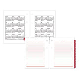 Compact Desk Calendar Refill, 3 X 3.75, White, 2021