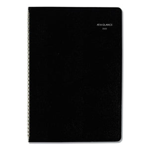 Monthly Planner, 12 X 8, Black Cover, 2020-2021