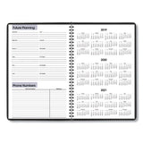 Monthly Planner, 12 X 8, Black Cover, 2020-2021