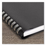Weekly Appointment Book, 11 X 8, Black, 2021