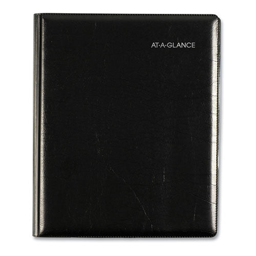 Executive Weekly-monthly Planner, 8.75 X 7, Black, 2021