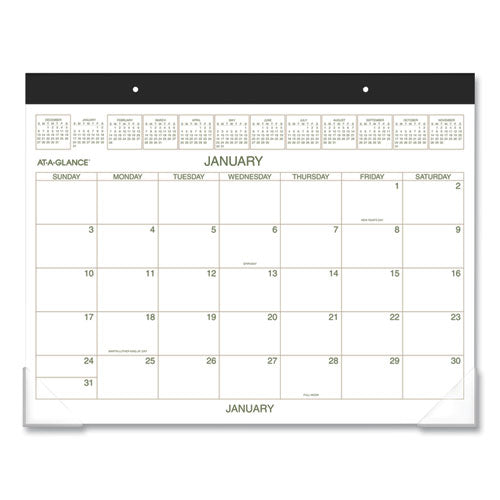 Two-color Desk Pad, 22 X 17, 2021