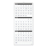 Contemporary Three-monthly Reference Wall Calendar, 12 X 27, 2020-2022