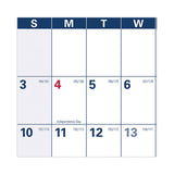 Academic Erasable Reversible Extra Large Wall Calendar, 48 X 32, White-black, 12 Month (july To June): 2022 To 2023