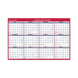 Academic Erasable Reversible Extra Large Wall Calendar, 48 X 32, White-black, 12 Month (july To June): 2022 To 2023