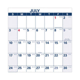 Academic Erasable Reversible Extra Large Wall Calendar, 48 X 32, White-black, 12 Month (july To June): 2022 To 2023