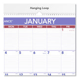 Monthly Wall Calendar With Ruled Daily Blocks, 20 X 30, White, 2021